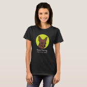 Good Morning Where's The Coffee  Chihuahua Dog T-shirt (Voorkant volledig)