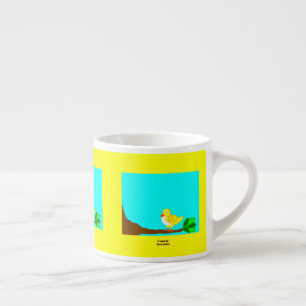 Good Morning Yellow Bird Espresso Mok