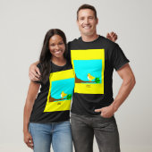 Good Morning Yellow Bird Mannen Black Basic T Shir T-shirt (Unisex)