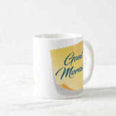 Good Morning Yellow Note Coffee Mug Koffiemok (Voorkant rechts)