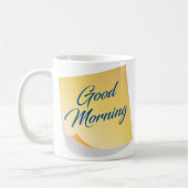 Good Morning Yellow Note Coffee Mug Koffiemok (Links)