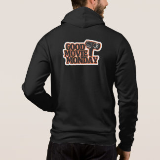 Good Movie Monday Zip Up Hoodie (Black, Unisex)