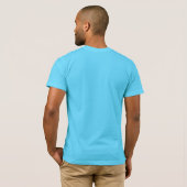 Good Nerd Bad Nerd Turquoise T-shirt (Achterkant volledig)