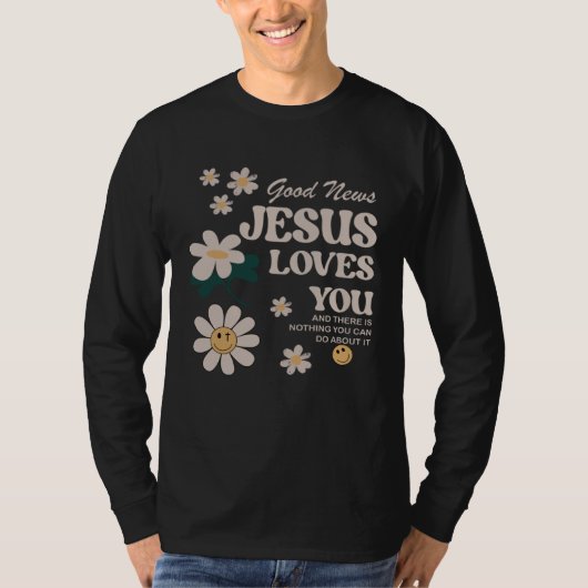Good News Jesus Love You T-shirt (Voorkant)