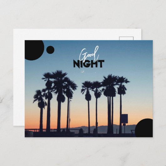 Good Night Briefkaart (Voorkant / Achterkant)