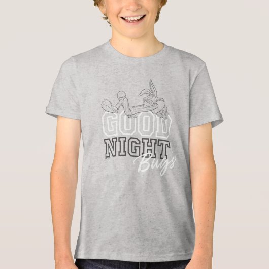 Good Night BUGS BUNNY™ Tri-Blend Shirt (Voorkant)