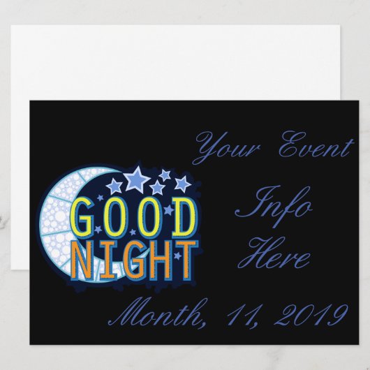 Good Night Crescent Moon Thunder_Cove (Voorkant / Achterkant)