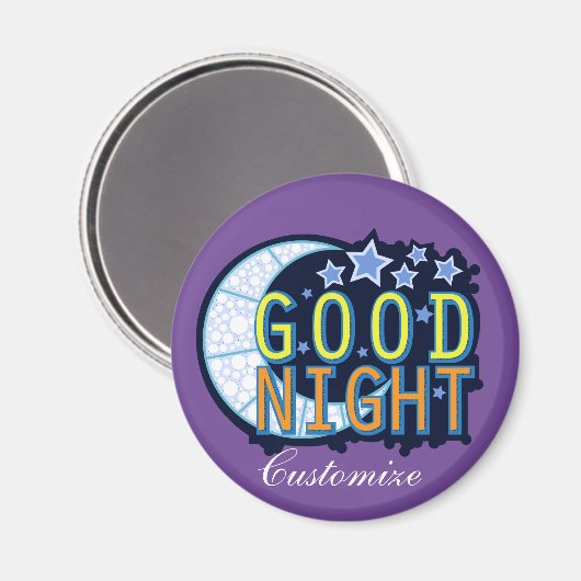 Good Night Crescent Moon Thunder_Cove Magneet (Voorkant / Achterkant)