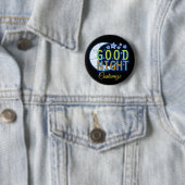 Good Night Crescent Moon Thunder_Cove Ronde Button 5,7 Cm (In situ)