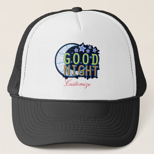 Good Night Crescent Moon Thunder_Cove Trucker Pet (Voorkant)