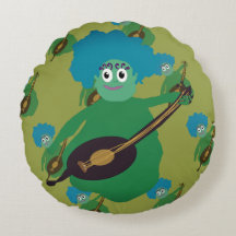 Good Night darling Round-kussen