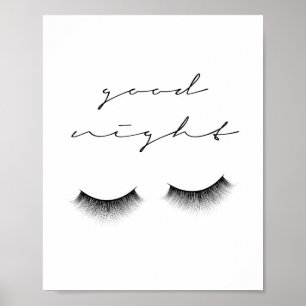 Good Night Lashes Poster