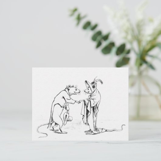 Good Night Mice Briefkaart (Staand voorkant)