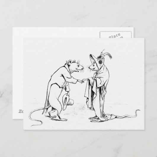 Good Night Mice Briefkaart (Voorkant / Achterkant)