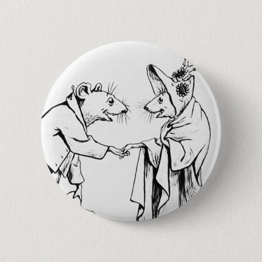 Good Night Mice Ronde Button 5,7 Cm (Voorkant)
