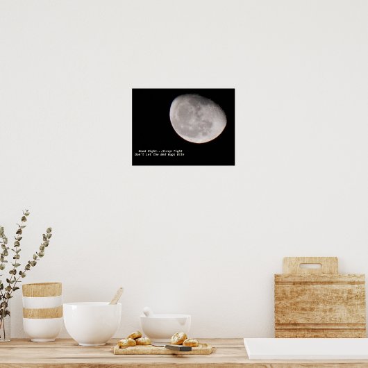 Good Night Moon Poster (Keuken)