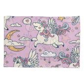 Good Night Pegasus: Cute Cartoon Kussensloop (Achterkant)