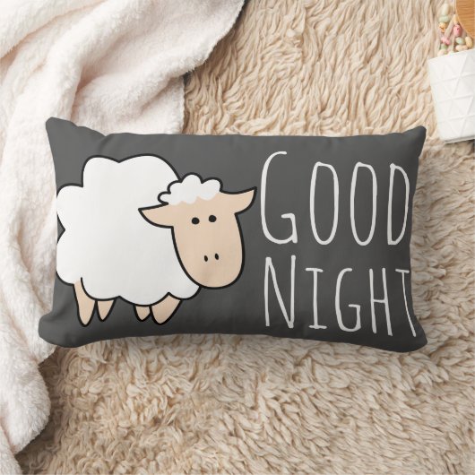 Good Night Sleep Cute Sheep Kussen (Deken)