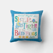 Good Night Sleep Tight Pillow Kussen (Achterkant)