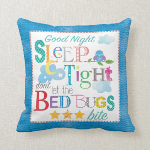 Good Night Sleep Tight Pillow Kussen
