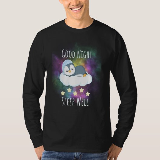 Good night sleep well Penguin For Kids T-shirt (Voorkant)