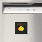 Good Night Sun 2 Inch Square Magnet (Insitu (Vaatwasser))