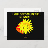 Good Night Sun Briefkaart (Voorkant / Achterkant)