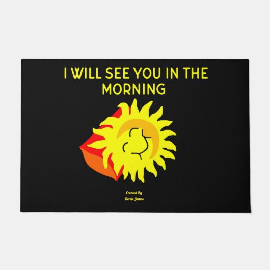 Good Night Sun door Mat (Voorkant)