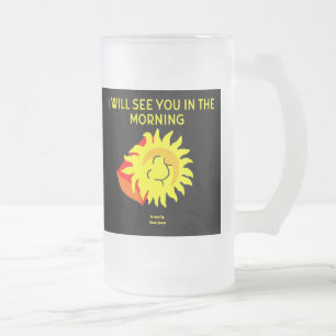 Good Night Sun Large Frosted Glass Mok