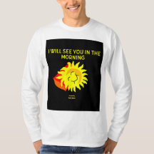 Good Night Sun Mannen Long Meve Shirt