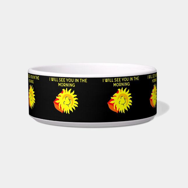 Good Night Sun Pet Bowl Voerbakje (Voorkant)