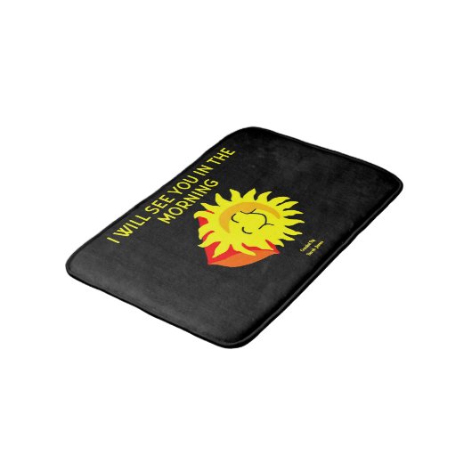 Good Night Sun Small Bath Mat (Gekanteld)