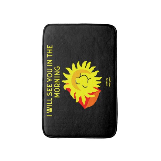Good Night Sun Small Bath Mat (Voorkant Verticaal)