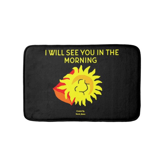 Good Night Sun Small Bath Mat (Voorkant)