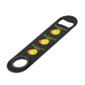 Good Night Sun Speed Bottle Opener Flessenopener (Voorkant Gekanteld)