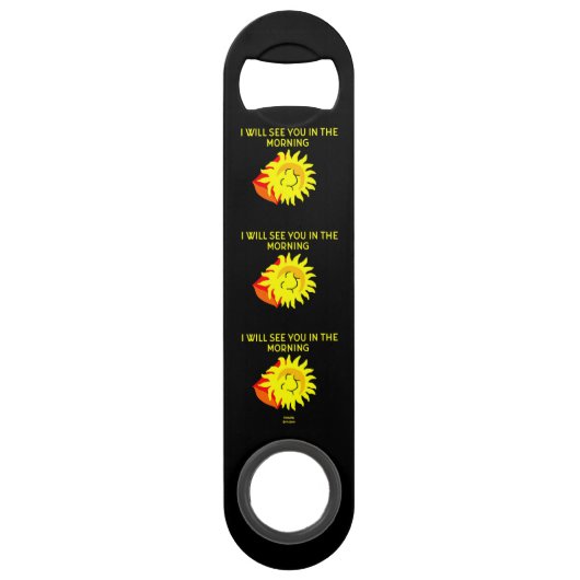 Good Night Sun Speed Bottle Opener Flessenopener (Voorkant)