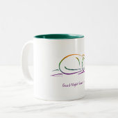 Good Night Sweet Prince (Kat) Tweekleurige Koffiemok (Voorkant links)