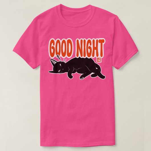 GOOD NIGHT T-SHIRT (Design voorkant)