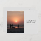 Good Night van Treasure Island Briefkaart (Voorkant / Achterkant)