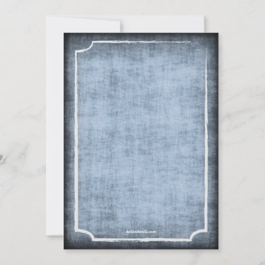 Good Old Fashion Chicken Barbecue Aged Invitation Kaart (Achterkant)