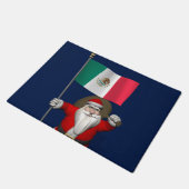 Good Old Santa Claus Visiting Mexico Deurmat (Schuin)