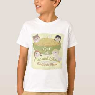 Good Ole Mac en Cheese Style Slogan T-shirt