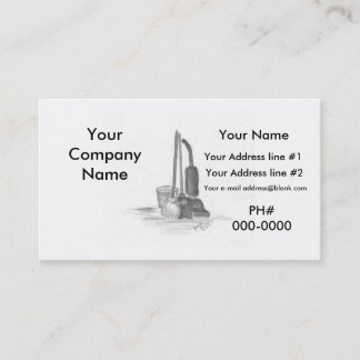 Good Ole Mode Cleaning, Business Card-sjabloon Visitekaartje
