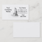 Good Ole Mode Cleaning, Business Card-sjabloon Visitekaartje (Voorkant / Achterkant)