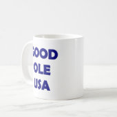 Good Ole USA, Blue-Coffee Mok (Voorkant links)