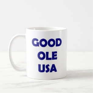Good Ole USA, Blue-Coffee Mok