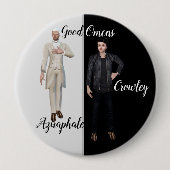 Good Omens badge Ronde Button 4,0 Cm
