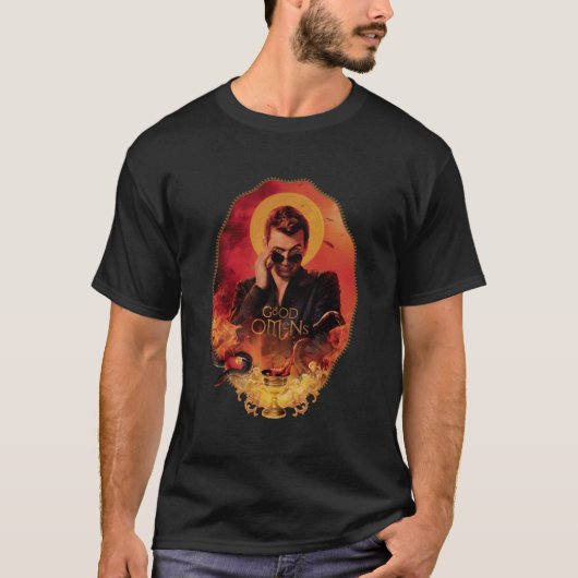 Good Omens - Crowley Kelk T-shirt (Voorkant)