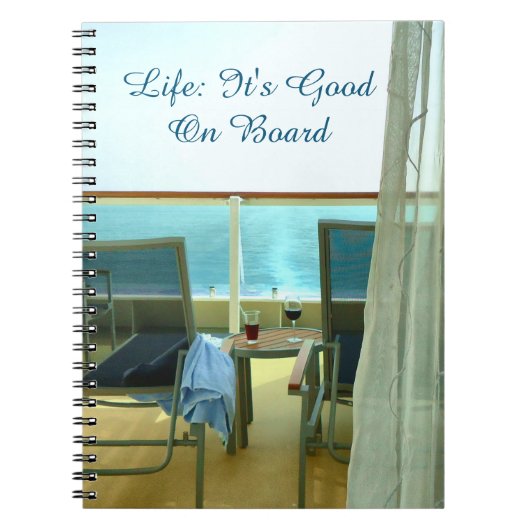 Good On Board Cruise Journal Notitieboek (Voorkant)
