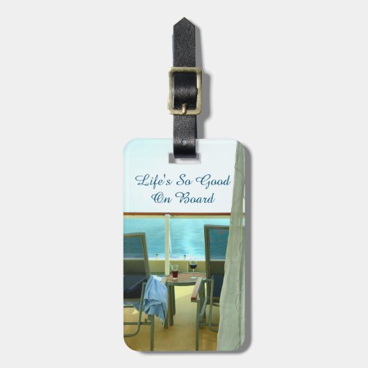 Good On Board Vrt Personated Bagagelabel (Voorkant verticaal)